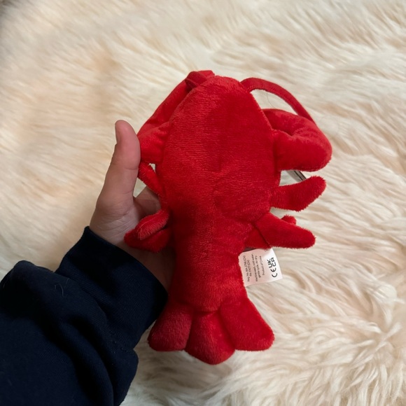 Boston Mass Red Lobster Stuffed Animal Plushie Small NWT - Picture 5 of 5
